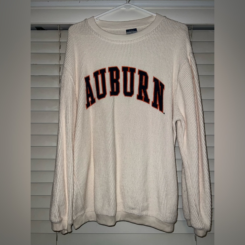 Auburn Cream Lightweight Crewneck